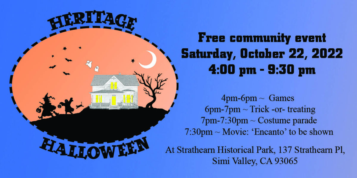 Heritage Halloween 10/22/22 Strathearn Historical Park and Museum